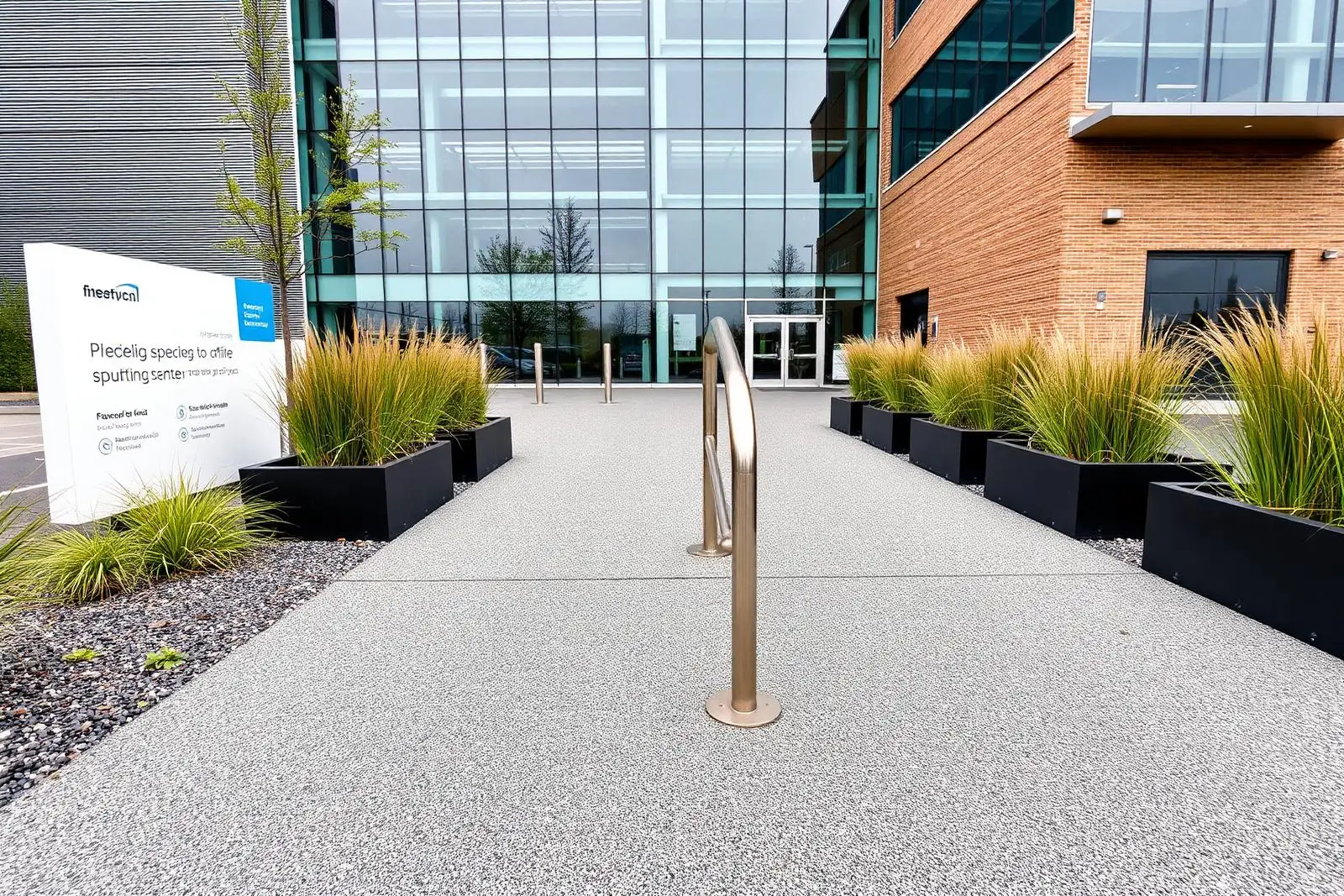 Platinum Grey office park approach — Reading, Berkshire