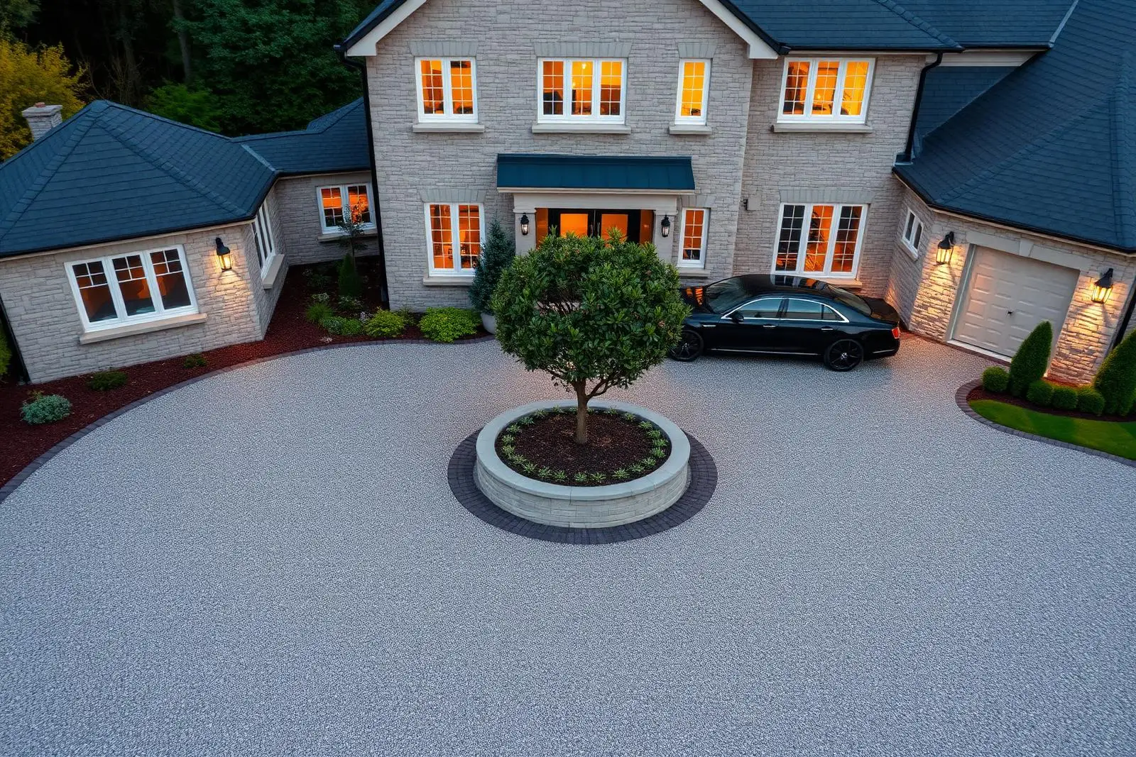 Platinum Grey circular executive drive — Ascot, Berkshire